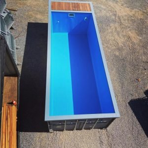 Home 30 ft container pool