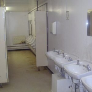 5+1 steel toilet cabin 24ft x 9ft
