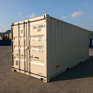 Home 20ft one trip shipping container – triple door access (double + single door)