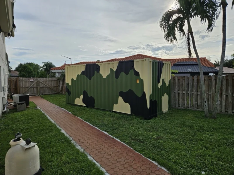 20ft camouflage storage container – wind & water tight 20ft camouflage storage container – wind & water tight